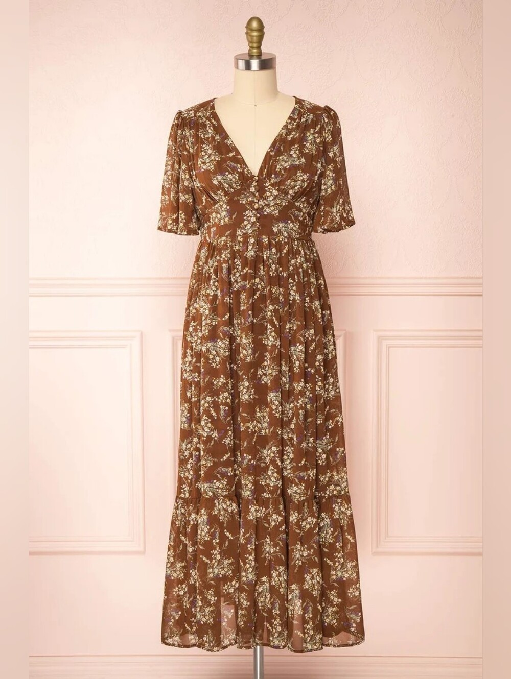Floral Midi Dress - Picture 4 of 4